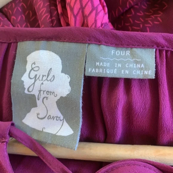 Anthropologie Girls from Savoy Bouquet Toss Silk Dress - Picture 9 of 9